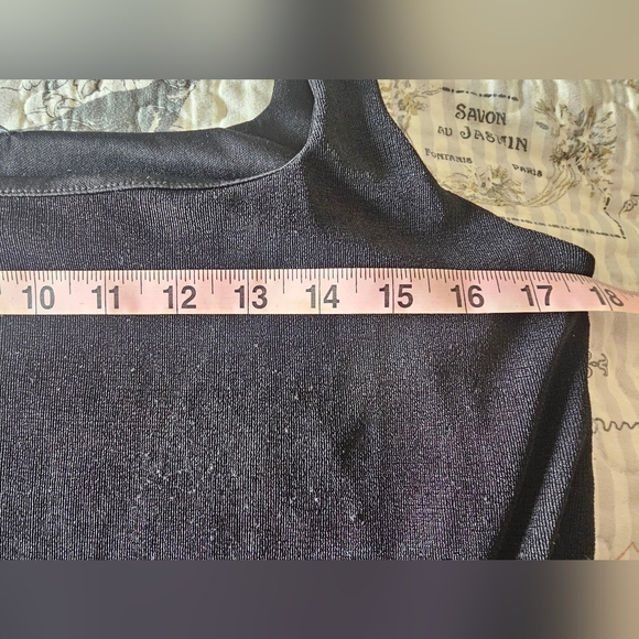 Wild Fable Black Ribbed Midi Tank Dress Size XL Sustainable Fabric - Picture 9 of 10